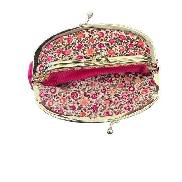 Women's Pink Life Is Good Enjoy The Little Things Floral Embordried Duffle Bag - Picture 4 of 7